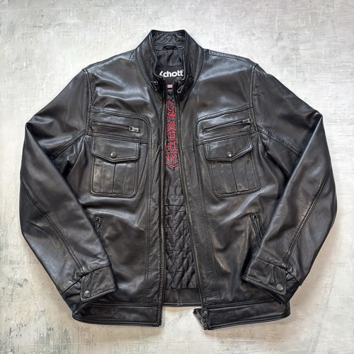 Vintage schott nyc leder biker - schott,