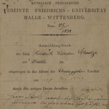 Study book historical Halle