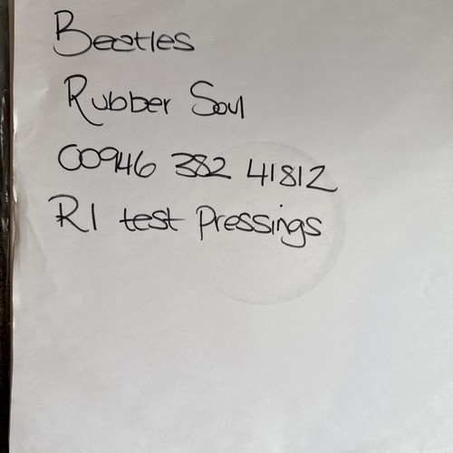 New rare test pressing - new,