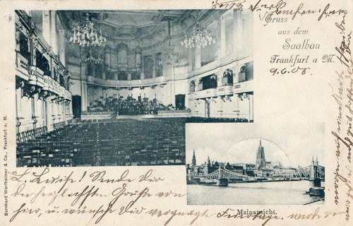 Frankfurt main 1905 - ak,,