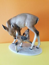 Reh Mit kitz Porzellan