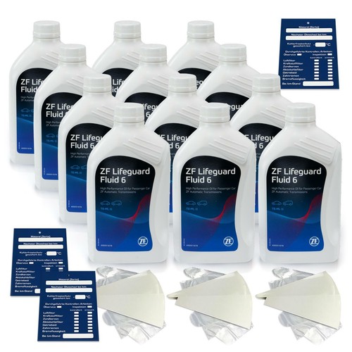 Liter automatikgetriebeöl - 12,
