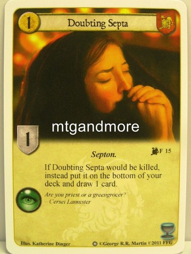 Game thrones lcg - of, 1x