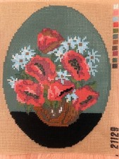 Stickbild halber Kreuzstich