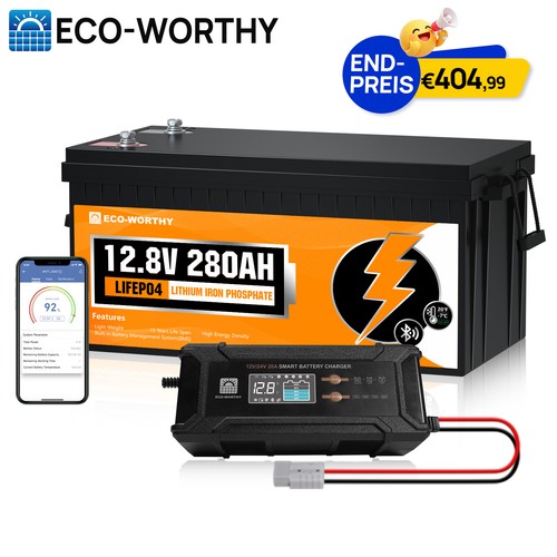 12v 280ah lifepo4 bluetooth - 12v,