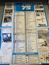 Grönemeyer / Marillion / George Mc Crae Chart-Plakat 40 x 60 cm Musikmarkt 1986