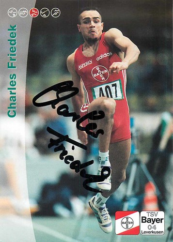Charles friedek autogrammkarte - friedek,