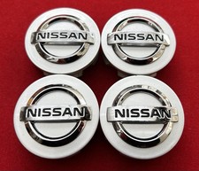 🟢 4x Original Nissan Design Felgendeckel / Nabendeckel / Felgendeckel 55mm 🟢