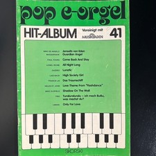 Noten - pop e-orgel -