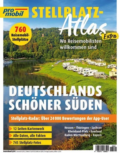 Promobil stellplatz atlas - promobil, stellplatz-atlas