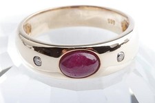 Rubin Diamant Brillant Ring