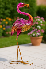 Metall-Flamingo