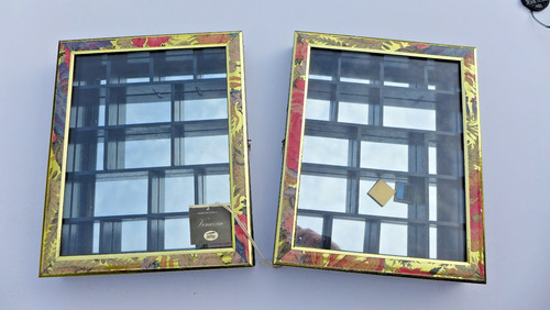 Setzkasten spiegel vitrine - 2,