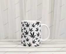 Gras  Hanf Pflanze Blätter Mug Tasse Keramiktasse Geschenk Kaffeetasse