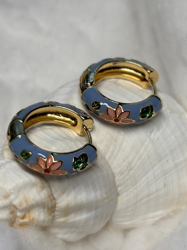 Vintage blumen ohrringe boho - vintage,