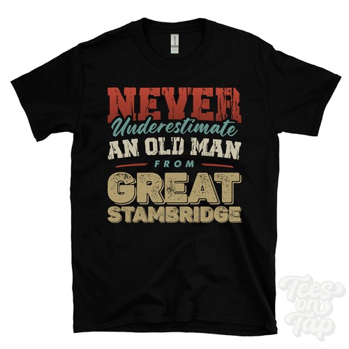 Shirt unterschätze niemals - unterschÄtze,