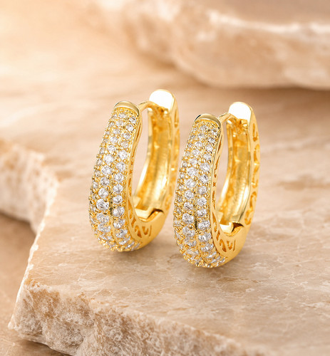 Creolen damen 18k - creolen,