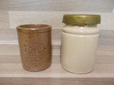 2 alter Senftopf steinzeug