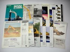12x Prospekt Komatsu PC PF