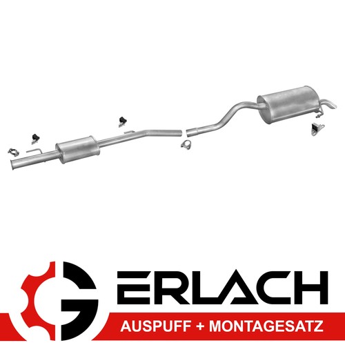 Auspuff für renault clio - renault, ii