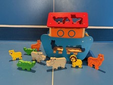 Arche Noah Steckspiel aus Holz