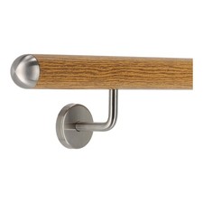 Aluminium Handlauf Eiche Holz
