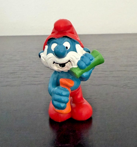 Papa schlumpf chemielabor - papa,