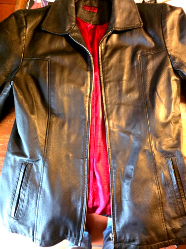 Damen echt leder jacke - damen, 44