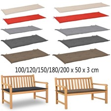 Gartenbank Auflage Sitzkissen Bankkissen Bankauflage Matte 100/120/150/180 cm DE
