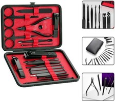 18 tlg Nagelschere Set Nagelknipser Maniküre Pediküre Nagelzange Nagelpflege-Set