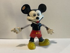 Disney Micky Maus Mickey Mouse Figur Vintage Celluloid mit Wackelarmen ca. 12 cm