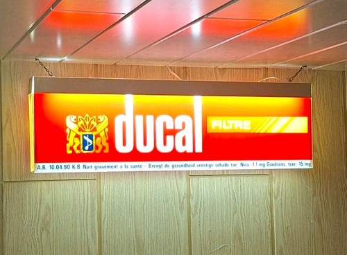 Vintage ducal leuchtreklame - vintage,