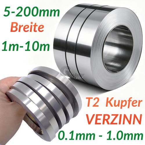 Vernickeltes kupferband - t2,