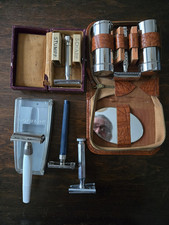 5 alte Rasierhobel ROTBART-GILLETTE-APOLLO D.R.G.M. 1284320-AHHA DRPa-No Name