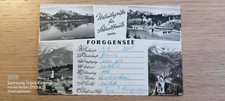 Postkarte Forggensee Kraftwerk Neuschwanstein 07.08.1966 gel_