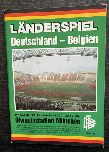Länderspiel 1982 - länderspiel, 22.09.1982