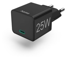 Hama Ladegerät, Schnellladegerät USB-C 25W,Power Delivery Quick Charge, 00201651