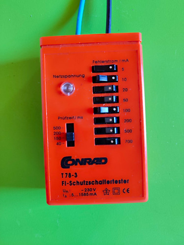 Conrad schutzschaltertester - conrad, fi-schutzschaltertester