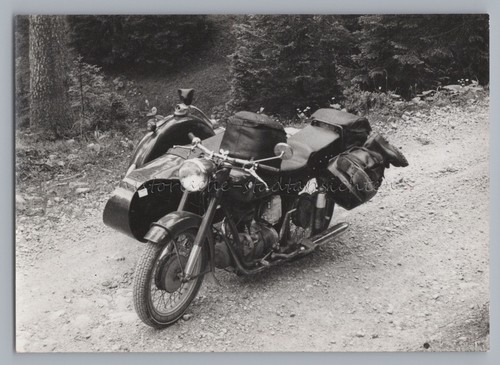 Motorrad bmw mit beiwagen - motorrad, auf
