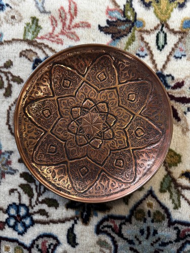 Orientalischer kupferteller - orientalischer,