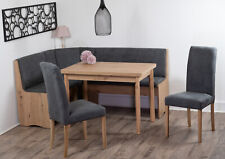 ECKBANKGRUPPE BREMEN PEDUTI mit Truhe 165x125 TISCH 2 STÜHLE