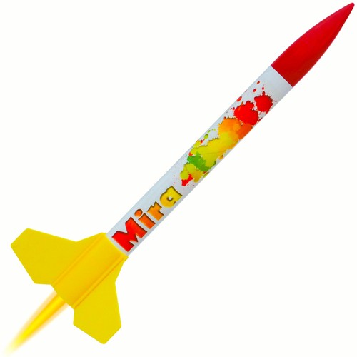Fliegende modellrakete mira - fliegende,