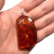 Bernstein Anhänger Cognac