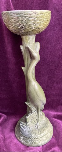 Jugendstil storch reiher - /,