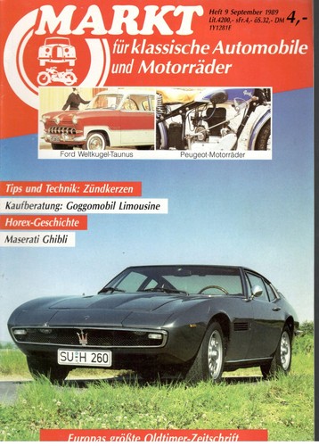 Oldtimer markt heft - heft, 09/1989
