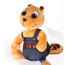 Obi Biber Plüschtier Stofftier 30 cm Plüsch Kuscheltier Werbung neuwertig