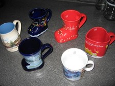 6 Stück WeihnachtsTassen von verschiedenen Christkindlmärkten