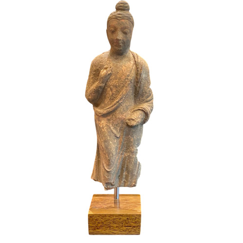 Gandhara stuck buddha - buddha, statue