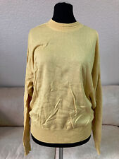 HP. ROESSLER Manager's Softwear Herren Strick PULLOVER Gr 52 Gelb Baumwoll-Mix