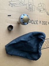 Universal Alu-Schaltknauf, 12 mm, mit Kunstleder-Manschette schwarz, gebraucht